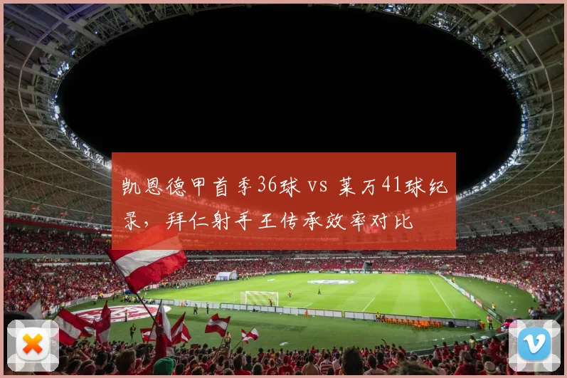 凯恩德甲首季36球 vs 莱万41球纪录，拜仁射手王传承效率对比